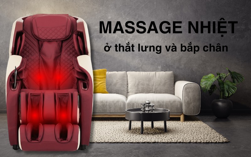 Ghế massage nhiệt hồng ngoại