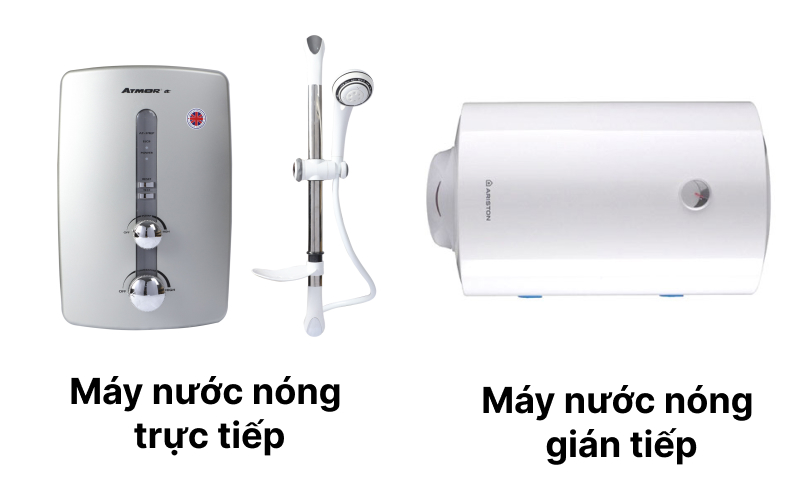 nên mua bình nóng lạnh trực tiếp hay gián tiếp