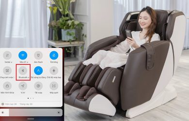 Cách kết nối bluetooth với ghế massage máy chạy bộ