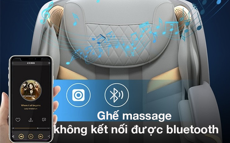 Ghế massage không kết nối được bluetooth