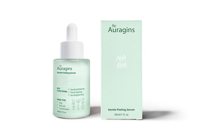 The Auragins 7.5% AHA + 0.5% BHA Gentle Peeling