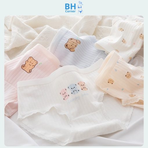 quần lót cotton nữ màu trắng