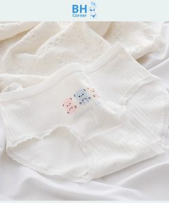 quần lót cotton nữ - quần lót nữ màu trắng