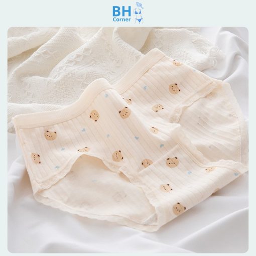 quần lót cotton nữ - quần lót nữ màu vàng