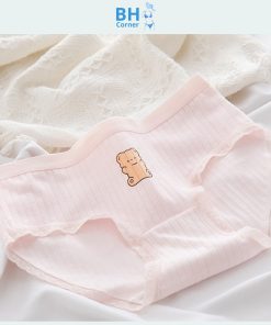 quần lót cotton nữ - quần lót nữ màu hồng