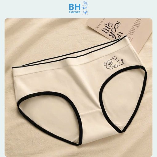 quần lót cotton nữ - quần lót nữ màu đen
