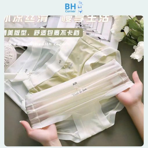 quần lót lụa băng - quần lót nữ bh11 - quần lót nữ màu trắng