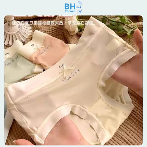 quần lót lụa băng - quần lót nữ bh11 - quần lót màu trắng