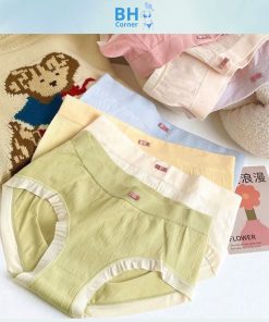 quần lót nữ - quần lót cotton - quần lót nữ màu xanh bơ