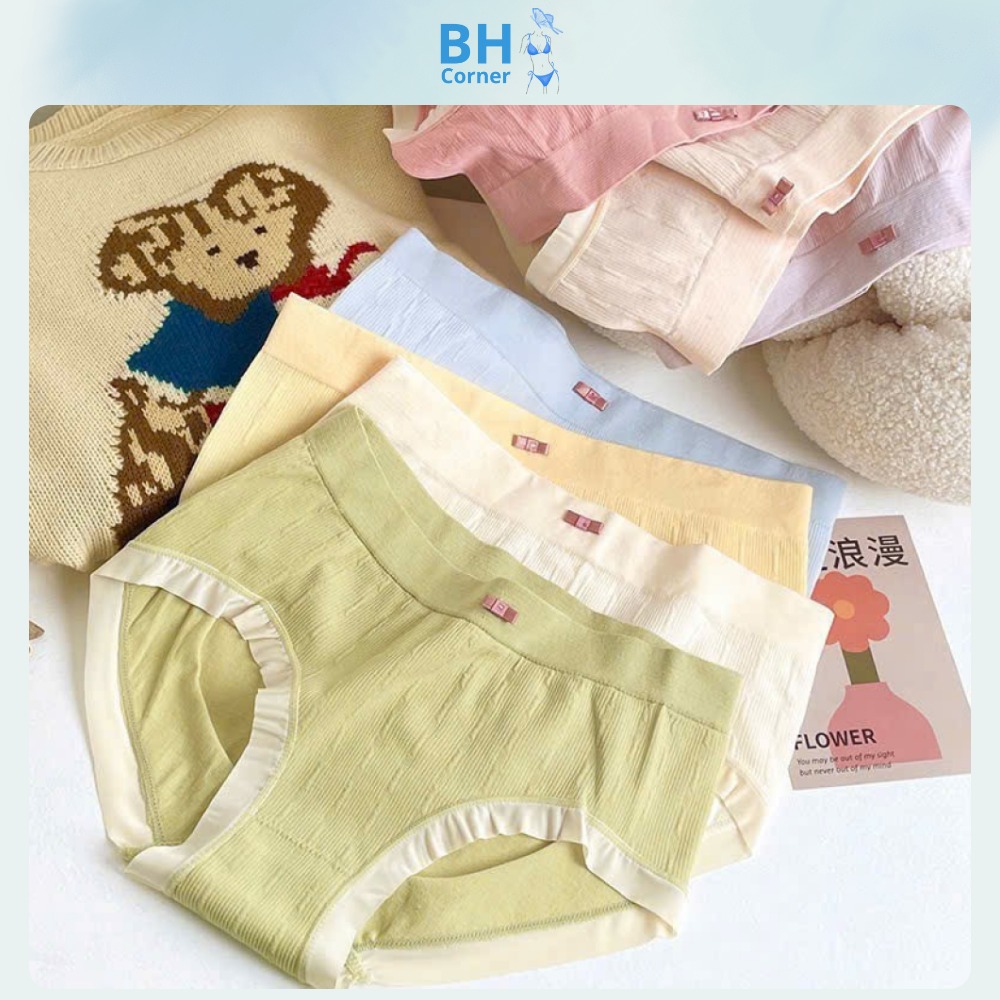 quần lót nữ - quần lót cotton - quần lót nữ màu xanh bơ