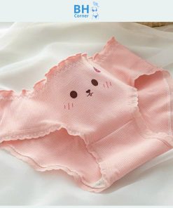 quần lót cotton nữ - quần lót nữ màu hồng