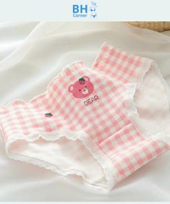 quần lót cotton nữ - quần lót nữ màu hồng