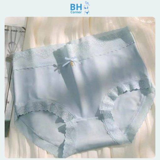 quần lót nữ - quần lót lụa băng - quần lót nữ màu xanh biển
