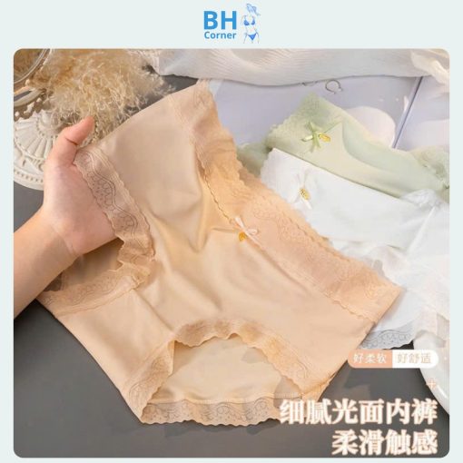 quần lót nữ - quần lót lụa băng - quần lót nữ màu cam