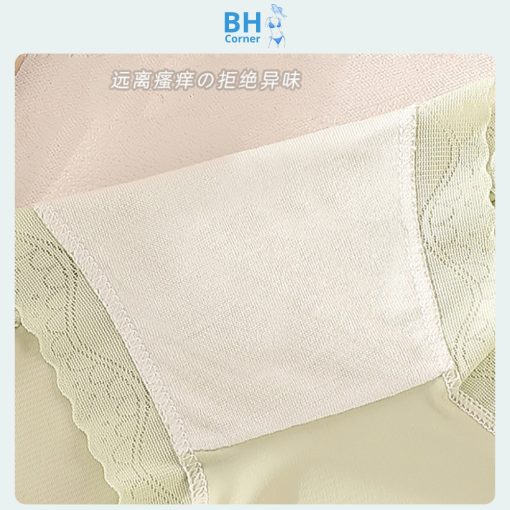 quần lót nữ - quần lót lụa băng - quần lót nữ màu xanh lá