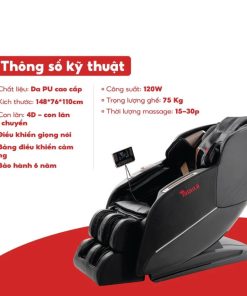 Ghế massage toàn thân Toshiko T20