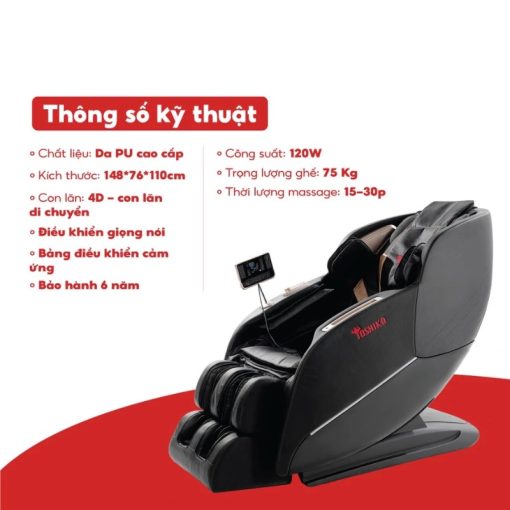 Ghế massage toàn thân Toshiko T20