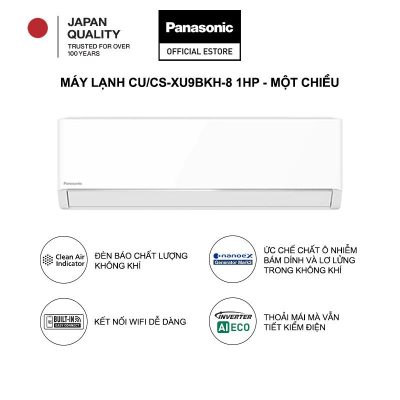 Máy lạnh Panasonic Inverter 1 HP CU/CS-XU9BKH-8