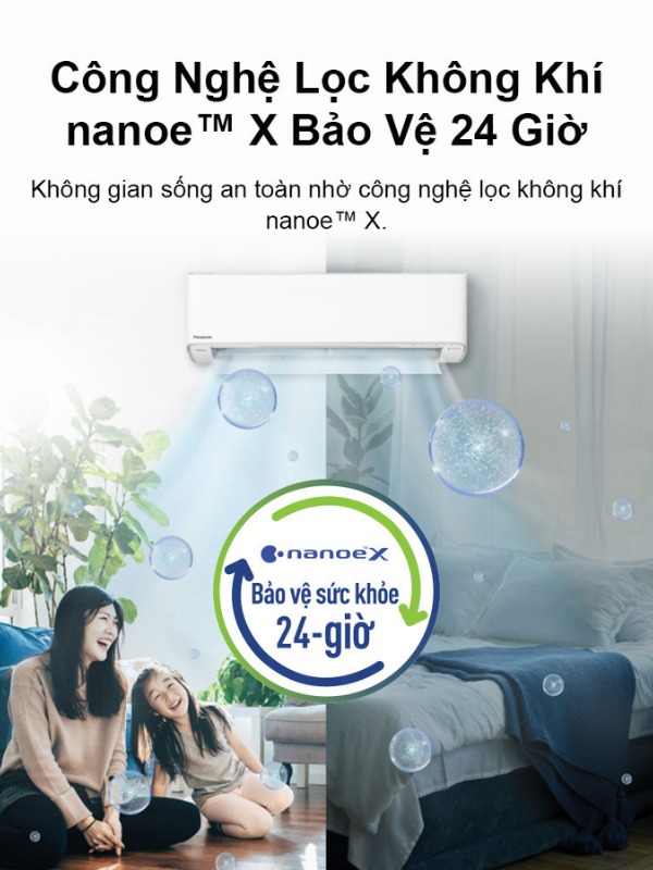 Máy lạnh Panasonic Inverter 1 HP CU/CS-XU9BKH-8