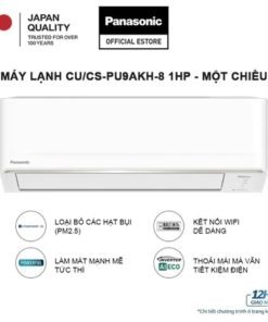 Máy lạnh Panasonic Inverter 1HP CU/CS-PU9AKH-8