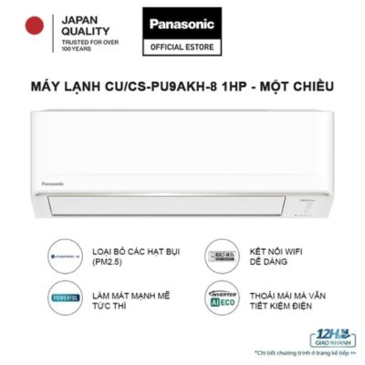 Máy lạnh Panasonic Inverter 1HP CU/CS-PU9AKH-8