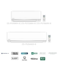 Máy lạnh Panasonic Inverter 1.5HP CU/CS-PU12AKH-8