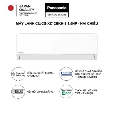 Máy lạnh Panasonic Inverter 1.5HP CU/CS-XZ12BKH-8