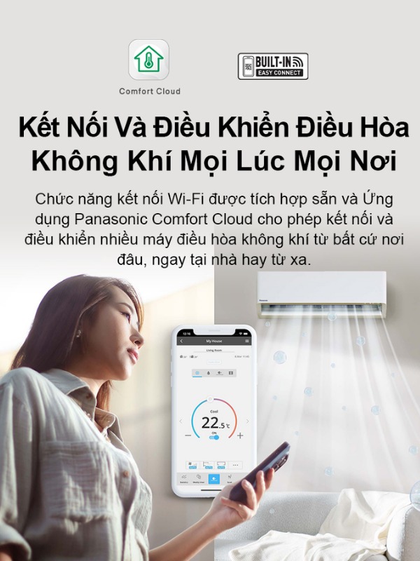 Máy lạnh Panasonic Inverter 1.5HP CU/CS-XZ12BKH-8