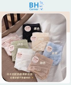 Quần lót lụa lưới, ren tim đáy cotton kháng khuẩn