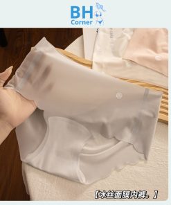 Quần lót su thạch, tàn hình, không đường may, siêu mỏng, đáy cotton kháng khuẩn - BH25