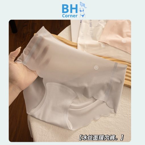 Quần lót su thạch, tàn hình, không đường may, siêu mỏng, đáy cotton kháng khuẩn - BH25