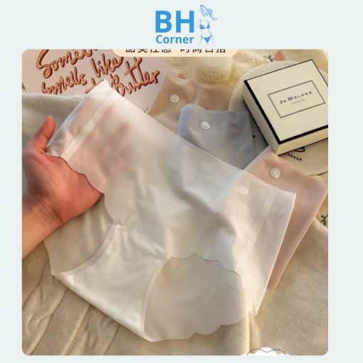 Quần lót su thạch, tàn hình, không đường may, siêu mỏng, đáy cotton kháng khuẩn - BH25