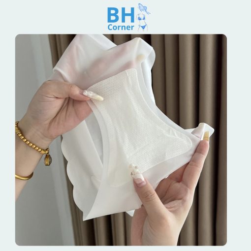 Quần lót su thạch, tàn hình, không đường may, siêu mỏng, đáy cotton kháng khuẩn - BH25
