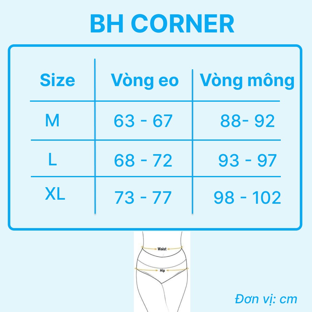 size quần theo số đo