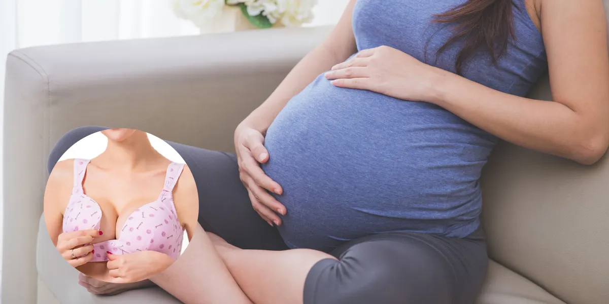bầu không mặc áo ngực có sao không