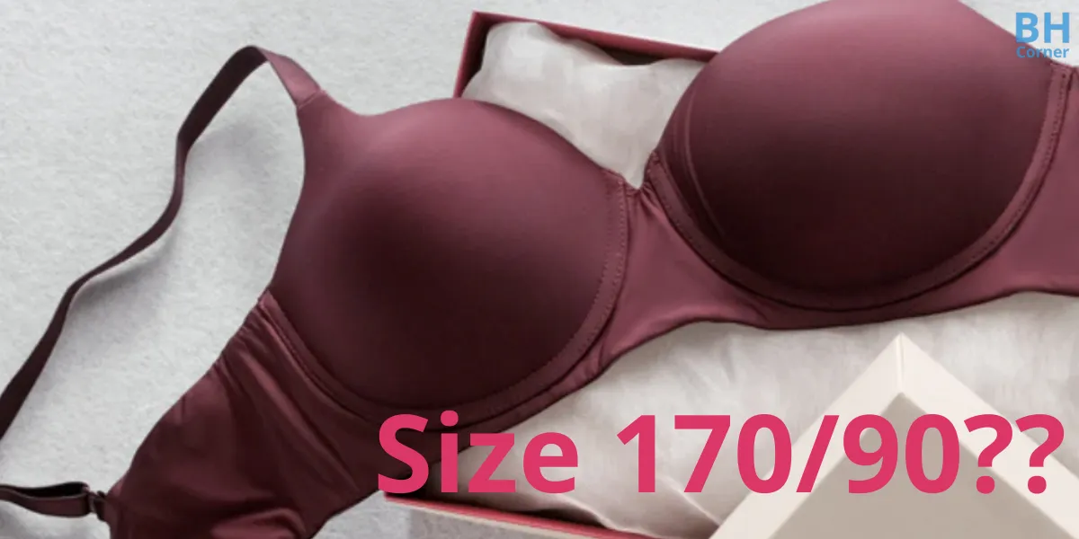 Size áo ngực 170/90 là size gì