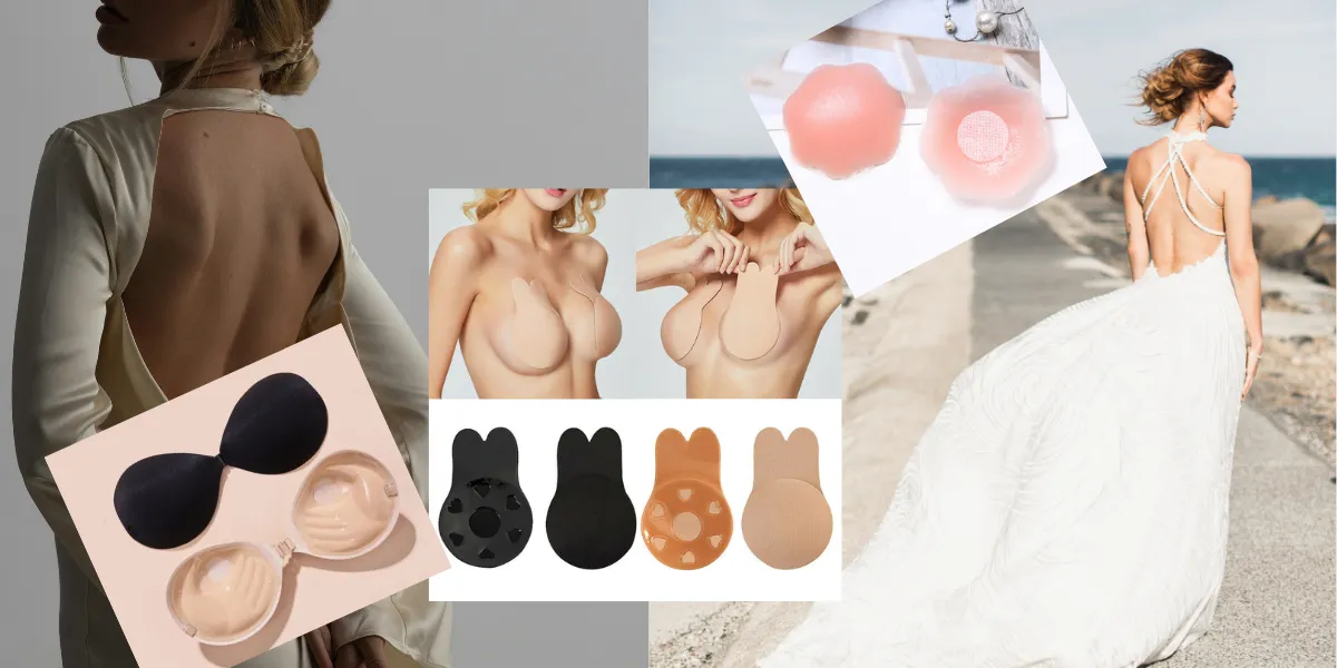 áo ngực không dây mặc đầm hở lưng